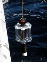 A neutraly bouyant sediment trap